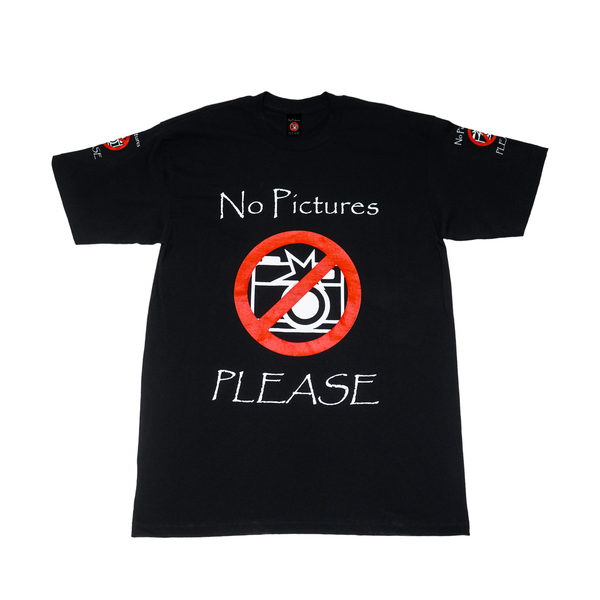 "No Pictures Please" Oversized Tall Tee T-Shirt